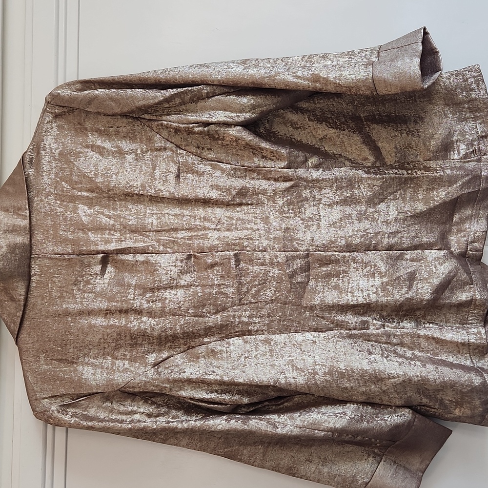 NWOT..Gold Blazer - Picture 2 of 9